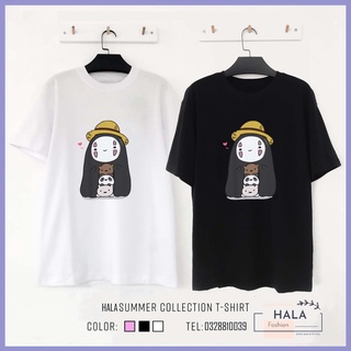 Áo thun unisex nam nữ ma vô diện cute - hala store