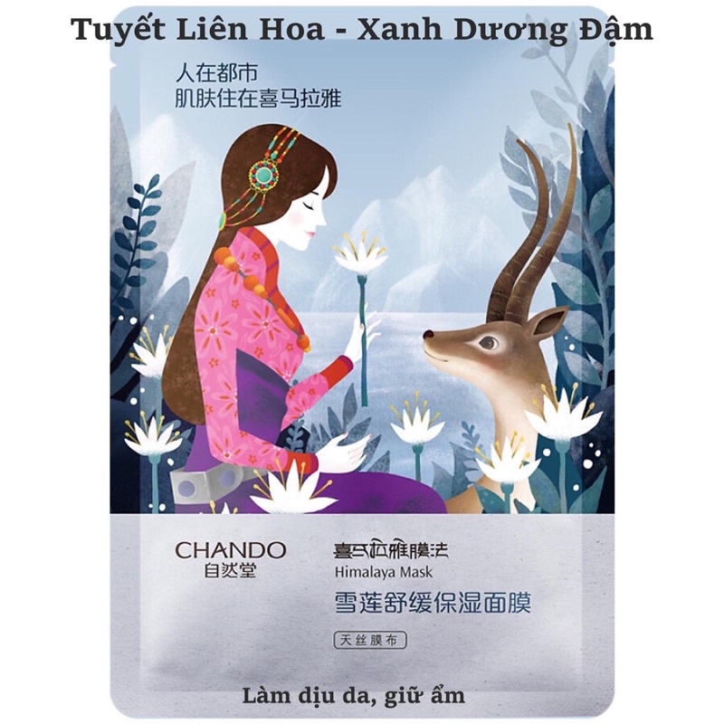 Mặt nạ Chando Himalaya các loại dưỡng ẩm trắng da chính hãng