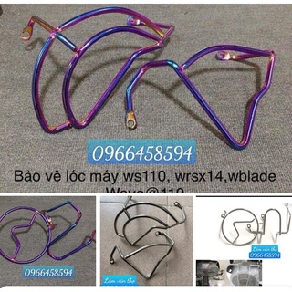 Bảo vệ lốc máy wave 2007-2021, rsx, rs, s, blade ,wave 50cc inox, titan 7 màu