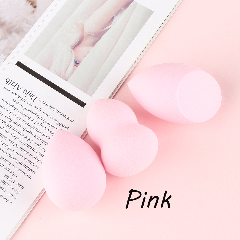 [Hàng mới về] Set 3 mút trang điểm tạo hình giọt nước tiện lợi