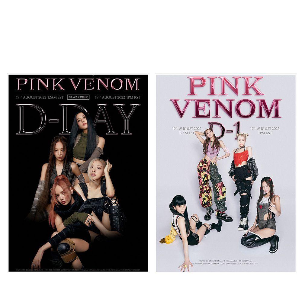 Sticker Dán Tường Tự Dính Hình VENOM Màu Hồng Thời Trang Trang Trí Phòng Ngủ Phòng Khách