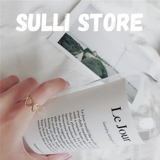  Nhẫn nữ trái tim vàng Sulli store