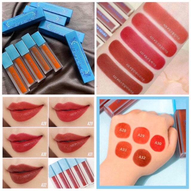 [HOT] Son Black Rouge Air Fit Velvet Tint Ver.6 BLUEMING GARDEN