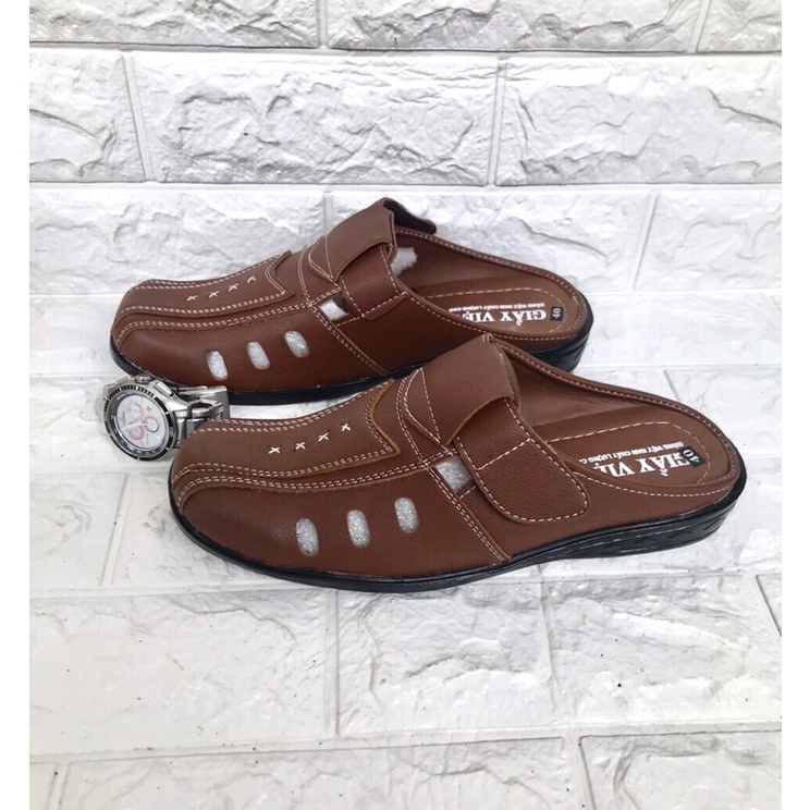 Giày không gót nam màu vàng bò đẹp mẫu mới nhất | BigBuy360 - bigbuy360.vn