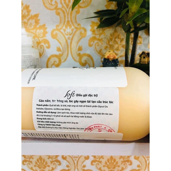 Dầu Cặp Gội Xả Ngăn Gầu, Nấm, Bông Xù 800mlx2