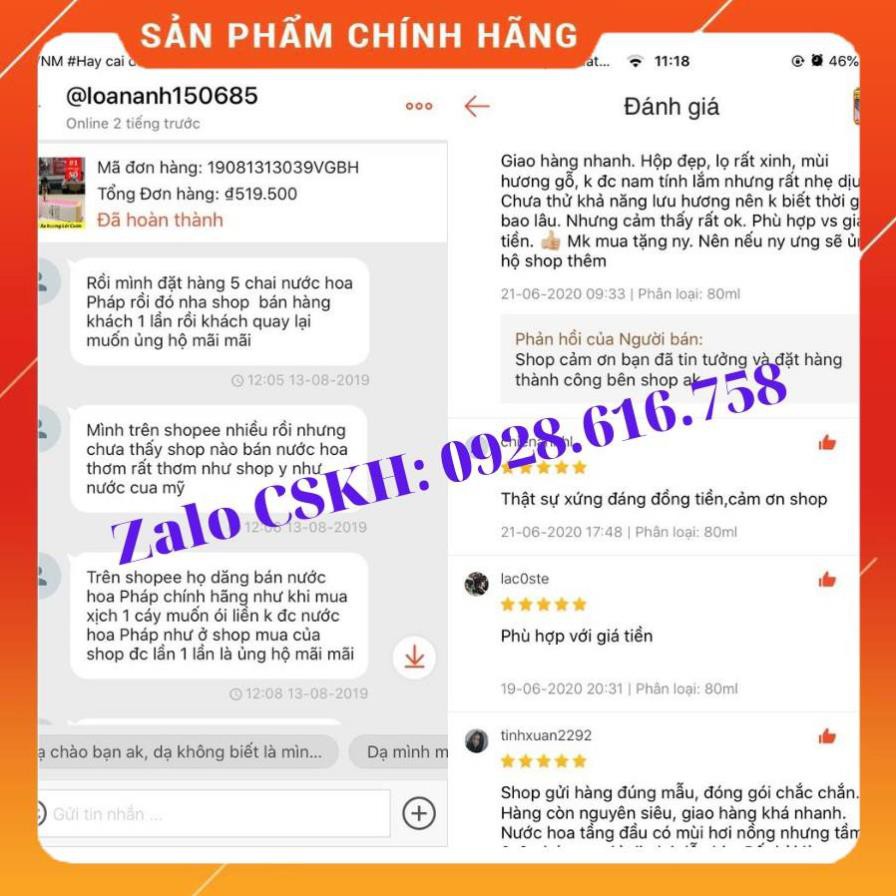 Nước Hoa mini 4 chai La Lebo 22,13,33, 29 Dung tích 5ml Cực Sang Cực Thơm