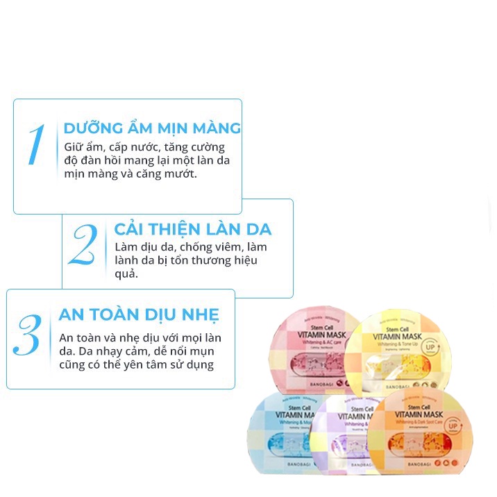 [MẪU MỚI NHẤT] Mặt Nạ Vita Genic Jelly Mask BANOBAGI