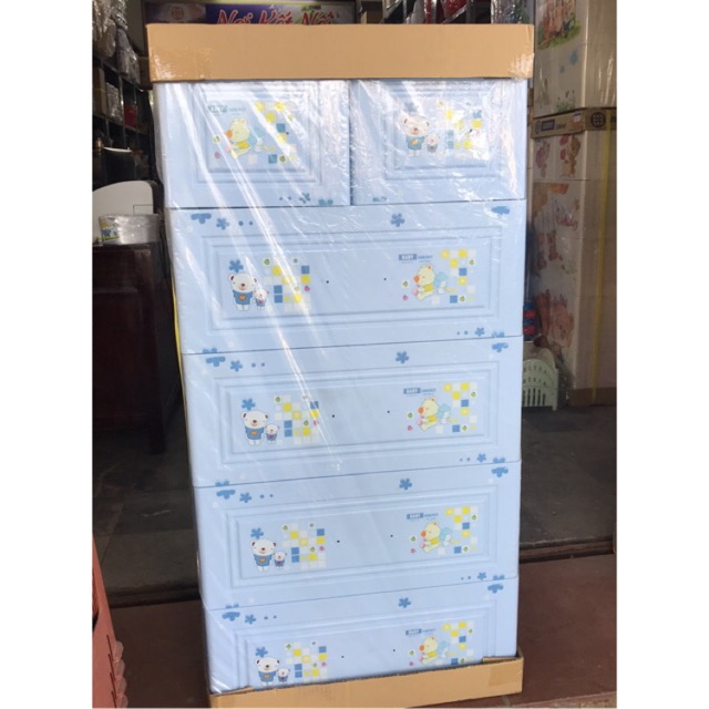 [Mua tận gốc] Tủ nhựa Baby Việt Nhật 5 tầng 60x48x125cm