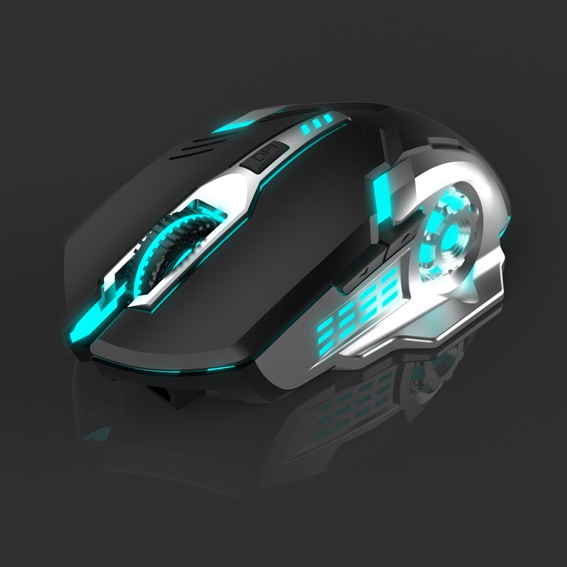 Chuột 6D Gaming R8 1636 thiết kế thuận cả 2 tay - DPI lên đến 3200 (Đen)