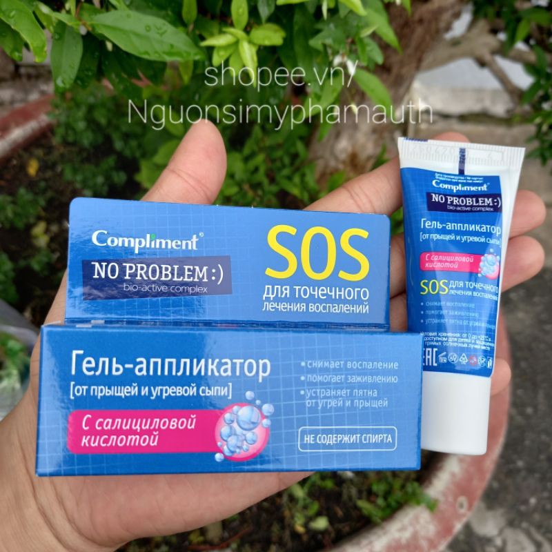 Gel SOS Compliment no problem loại bỏ mụn viêm