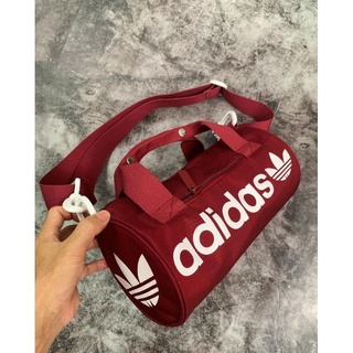 Túi trống mini adidas màu đỏ mận