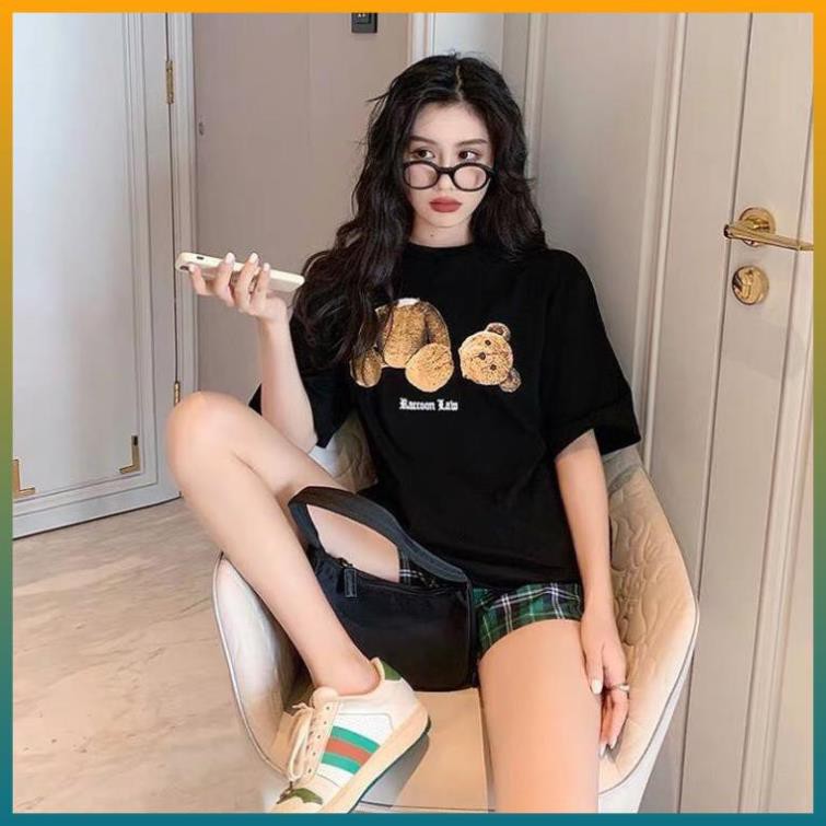 [FREE SHIP] Áo Phông Nữ, Áo Thun Nữ Hình Mũ, Hình Gấu Siêu Xinh Freesize  100% Cotton Hàng Qc Full Túi Zip | BigBuy360 - bigbuy360.vn