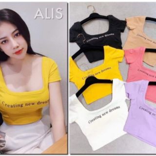 Áo kiểu bozip cổ U