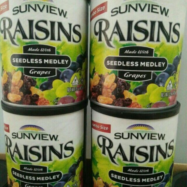 Nho khô Sunview Raisins 425g của Mỹ