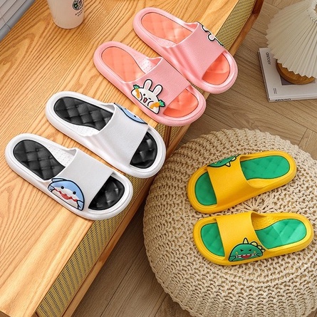 Dép nữ quai ngang hình thú siêu cute , chống trơn trượt hót 2022