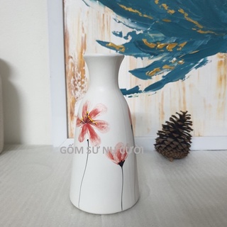 Lọ hoa vẽ tay Bát Tràng cao cấp