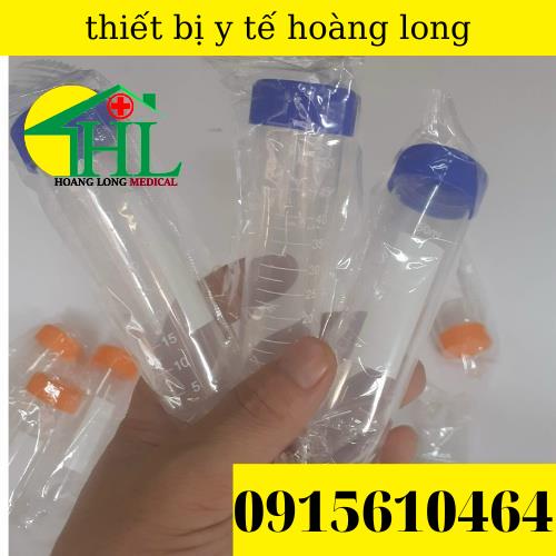 Com Bo 200 Ống Falcon 50ml - Ống Ly Tâm 50ml Nắp Vặn, Đáy Nhọn Tiệt Trùng Từng Cái