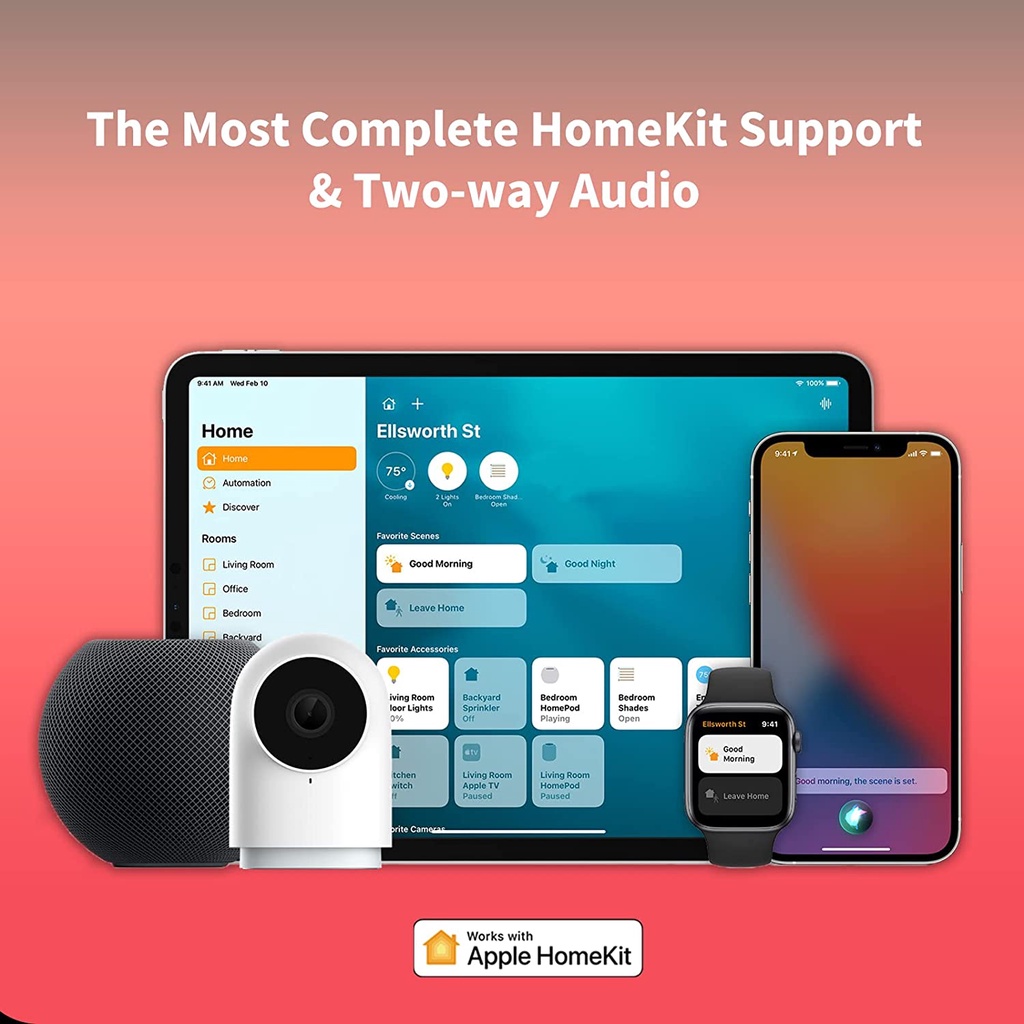 Camera Aqara G2H Pro bản Quốc Tế Full HD 1080p, có chức năng như Hub, hỗ trợ HomeKit, tích hợp Secure Video