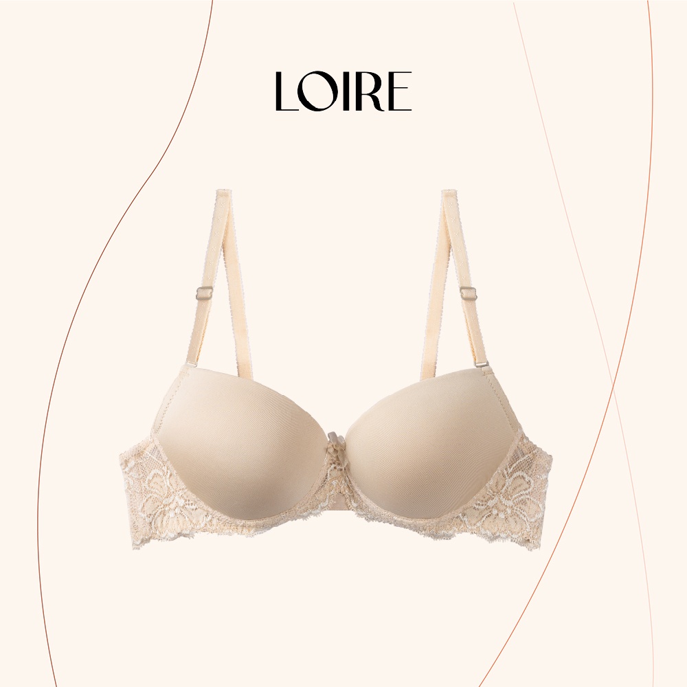 Áo Lót Có Gọng Chân Ren Đệm Dày Push Up Loirechic BRC78