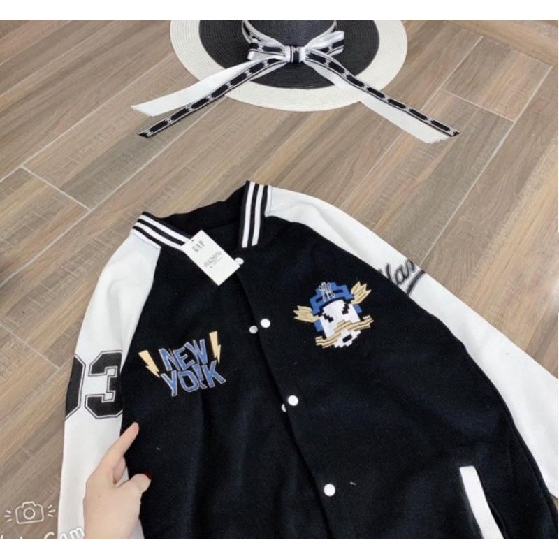 Áo khoác dù bomber thêu cao cấp - bomber jacket - Hana Store | BigBuy360 - bigbuy360.vn