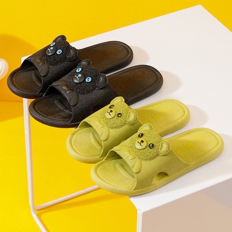 Dép cao su non gấu siêu êm chân