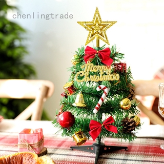 Cây thông giáng sinh mini 30cm để bàn trang trí có đèn
