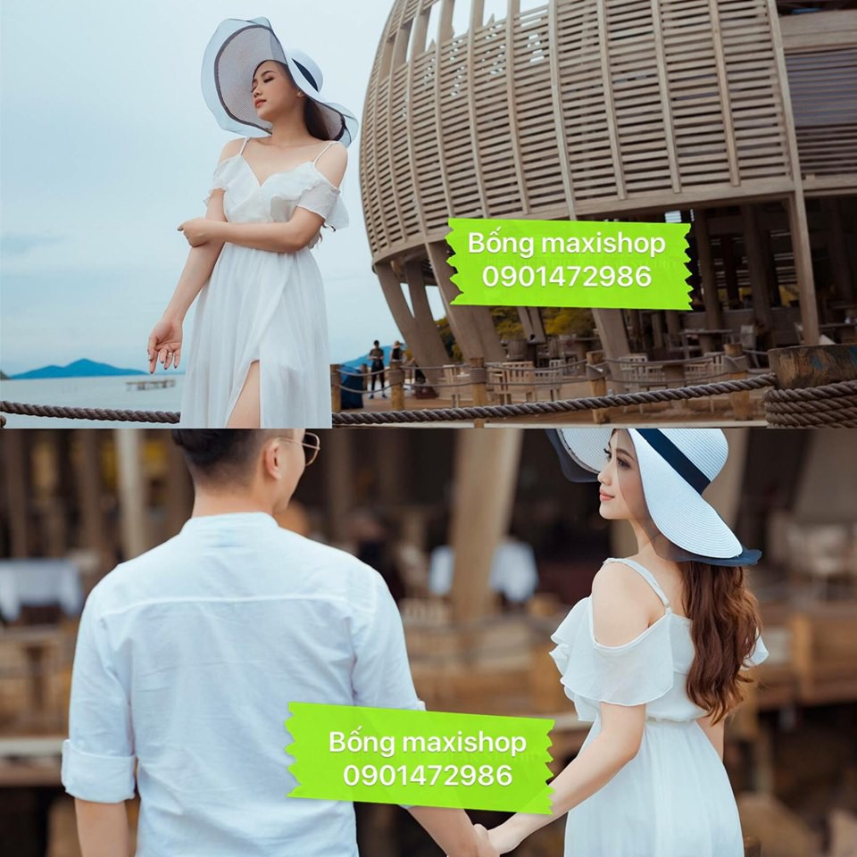 Đầm maxi DT789 Mullet 789 trắng
