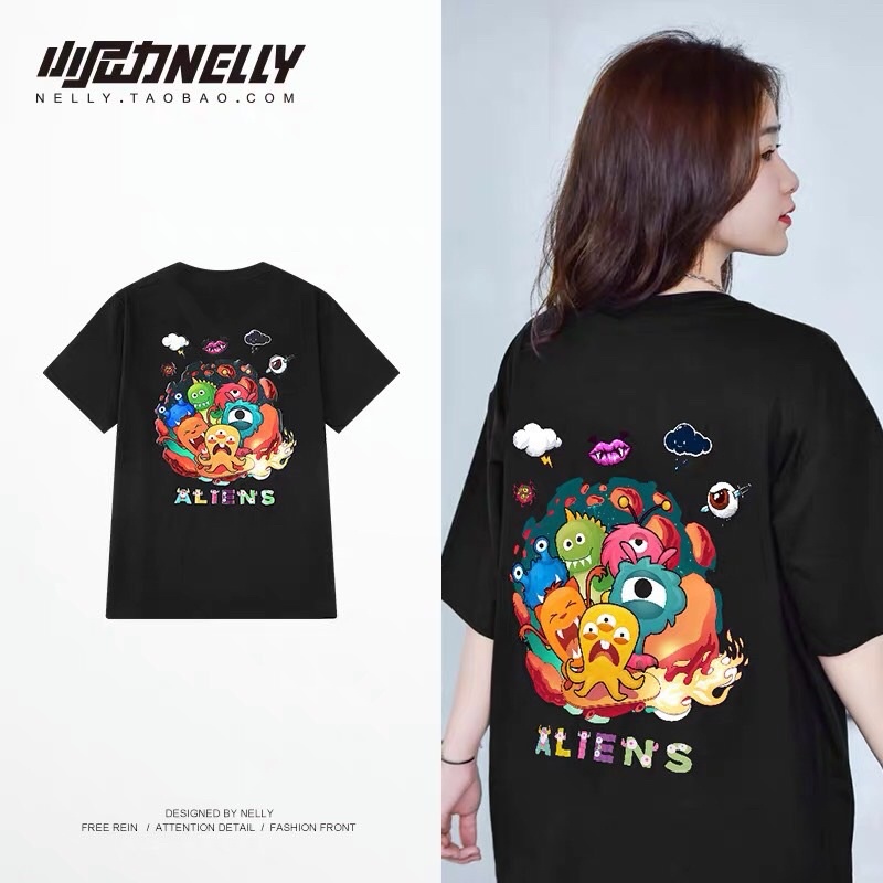 [Có Sẵn]  Áo nelly in chữ the zed dễ thương