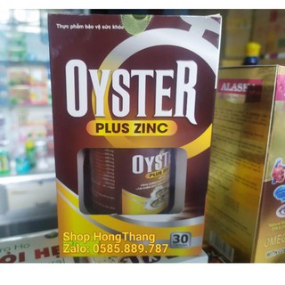 Oyster Plus Zinc bổ thận tráng dương, sinh tinh, tăng cường sinh lý nam giới, giảm đau lưng mỏi gối, chứa sâm nhung