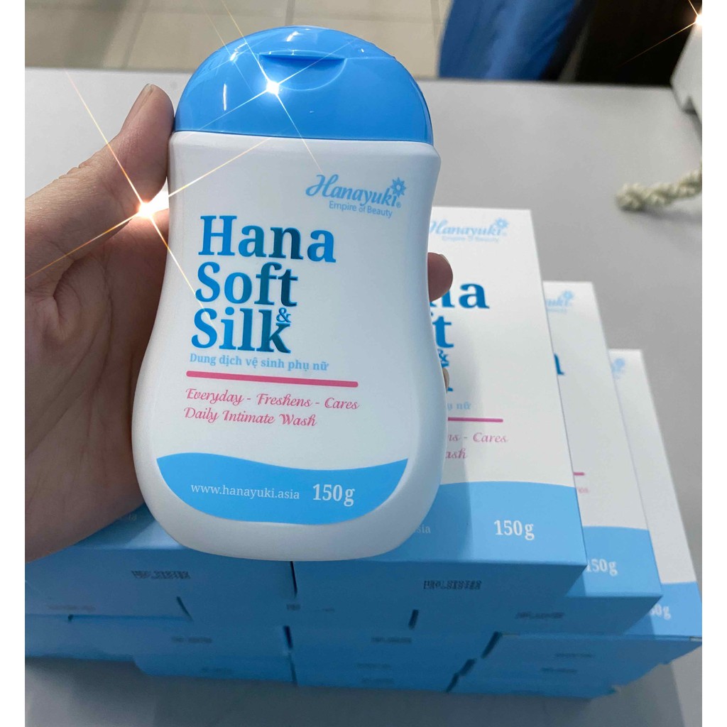 Dung Dịch Vệ Sinh Phụ Nữ Hana Soft Silk [CHUẨN AUTH]