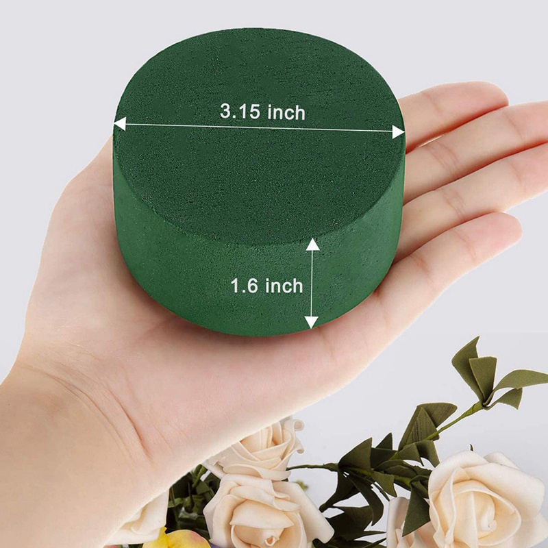 Set 12 Bông Hoa Khô / Ướt Xốp Tròn Chuyên Dụng Cho Trang Trí