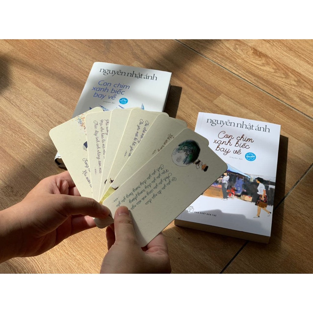 Sách - Con Chim Xanh Biếc Bay Về - Bìa Mềm - Tặng Kèm 6 Postcard- Nguyễn Nhật Ánh
