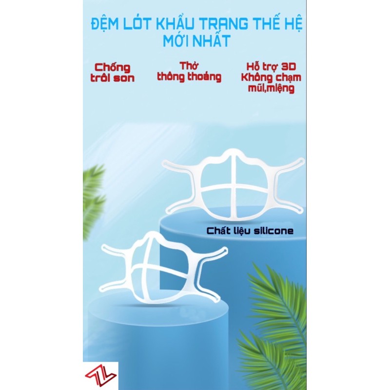 [FREESHIP]⚡Khẩu Trang 3D Thông Minh[Túi 2 Cái] (Đệm Lót Chống Trôi Son Hiệu Quả),Sản Phẩm có bao bì đóng gói tiêu chuẩn. | BigBuy360 - bigbuy360.vn