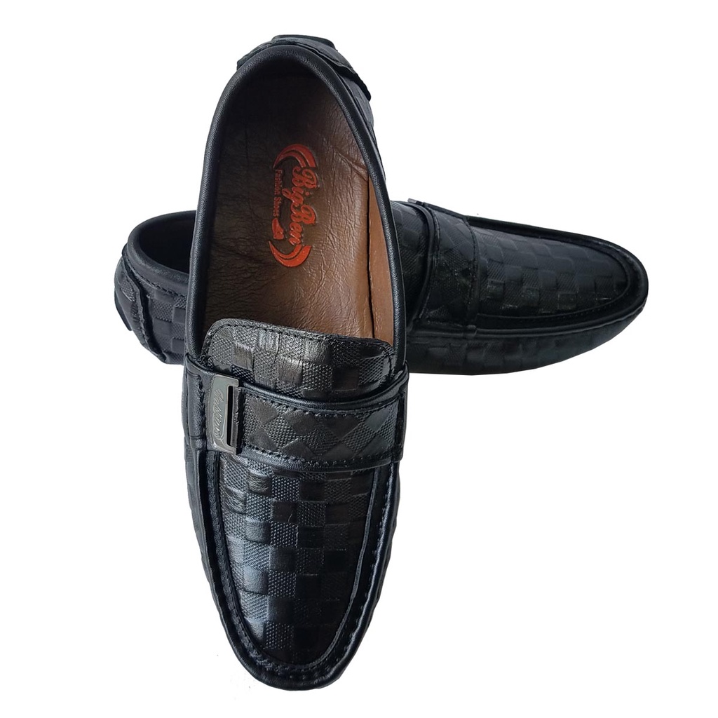 Giày Mọi Nam Da Bò Thật BIGBEN Cao Cấp GM245