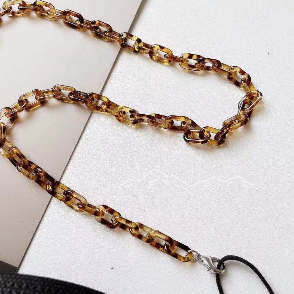 dây đeo khẩu trang da beo hàn quốc cá tính