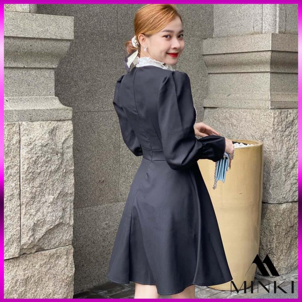 [TTTK] ĐẦM XANH ĐEN PHỐI REN NGỰC - CHẤT LIỆU REN CAO CẤP - MÀU XANH VÀ ĐEN [2021] | BigBuy360 - bigbuy360.vn