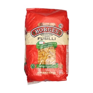 Mỳ ý borges fusilli dạng soắn 500g