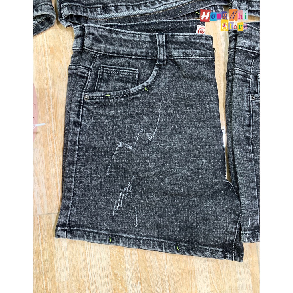 QUẦN SHORT JEAN ĐÙI CO GIÃN CAO CẤP DÁNG RỘNG SIZE ĐẠI 60KG