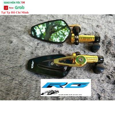 Gương Xe Máy Thời Trang - Kính Chiếu Hậu Xe Máy Kiểu CRG Mini Gắn Chân Kính Cho Honda Ya Wave Sh AB Xe Điện Ren Thuận