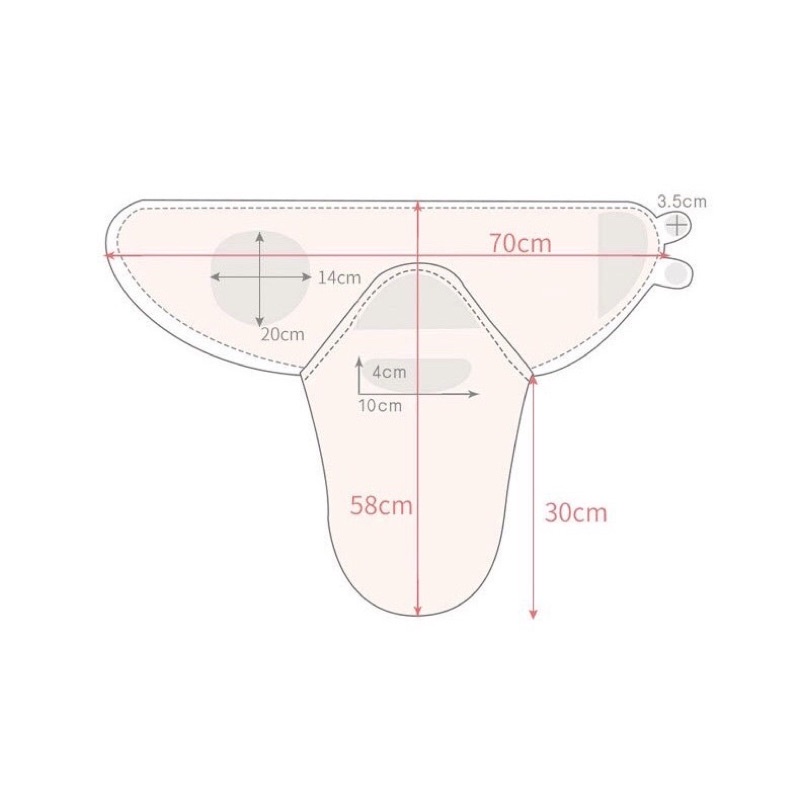 Ủ Kén ADen sợi tre mềm mại cho trẻ sơ sinh