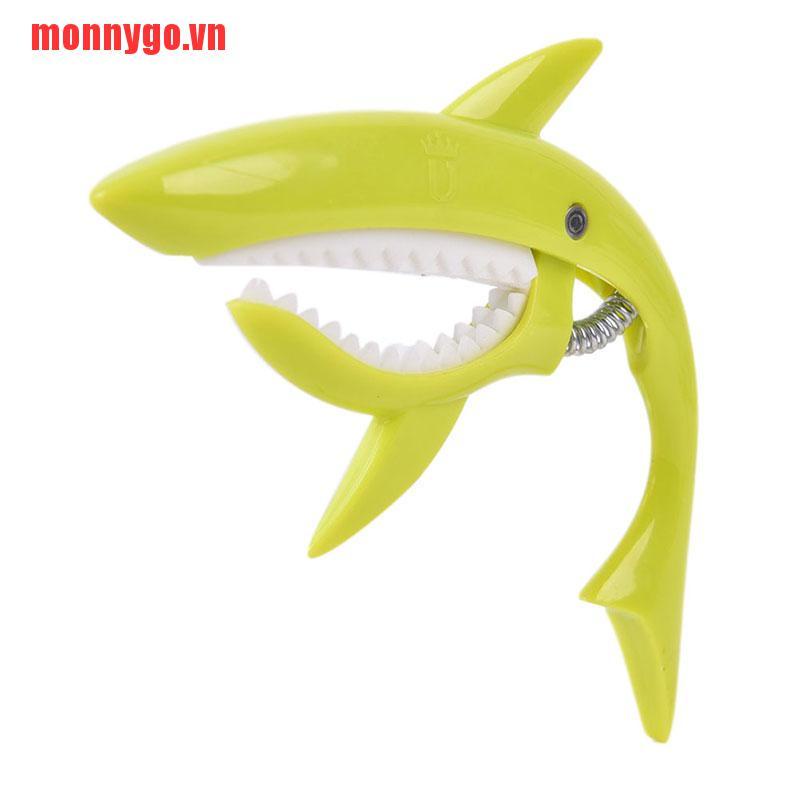 【monnygo】Guitar / Ukulele Plastic Shark Capo Fit for Acoustic Electric Gui