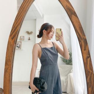 Quần yếm hai dây #5714 Freesize ( Đen/Ghi)