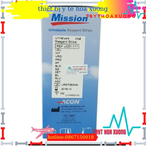 Test Nước Tiểu Misson 11A[THIETBIYTEHOAXUONG]