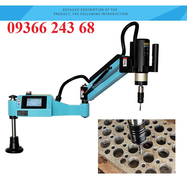 Máy taro cần chạy bằng điện động cơ servo M3-M16