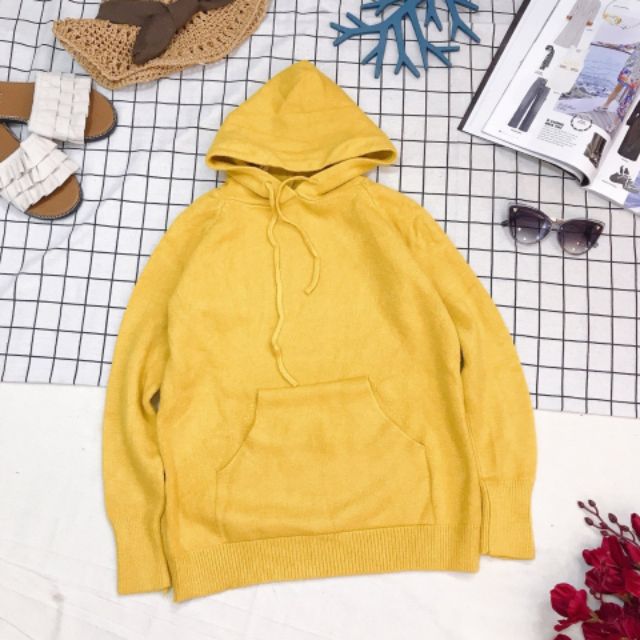 Áo hoodie len mềm mịn 4 màu ẢNH THẬT
