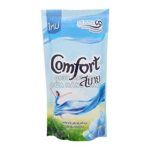 【MẪU MỚI】Nước Xả Vải Comfort Thái Lan 580ml Màu Xanh Hương Ban Mai