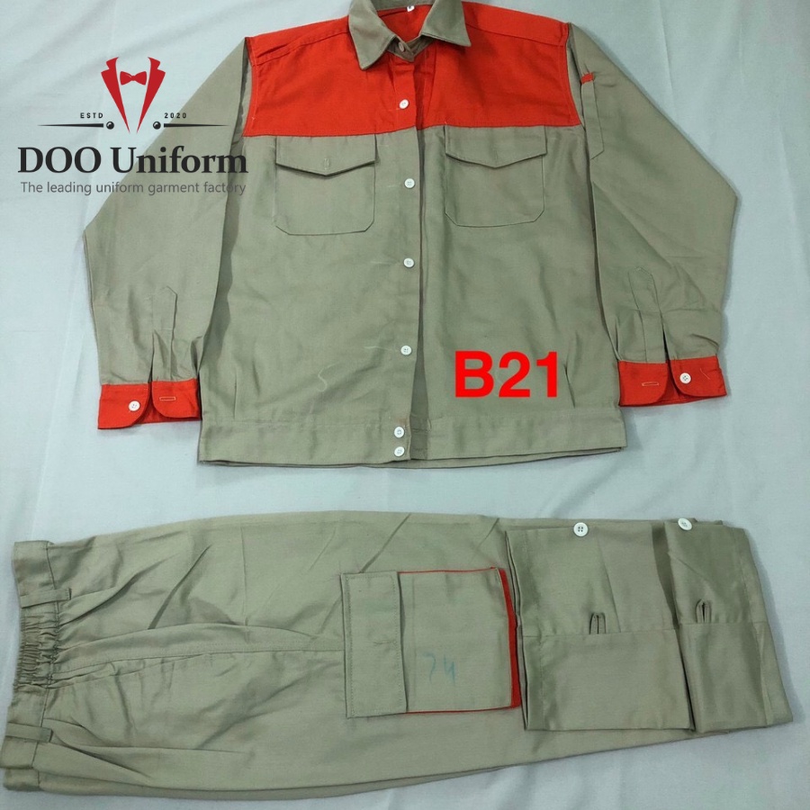 [DOO SAFETY] Đồ bảo hộ nam full size, đủ màu đủ mẫu, chất vải kaki bền