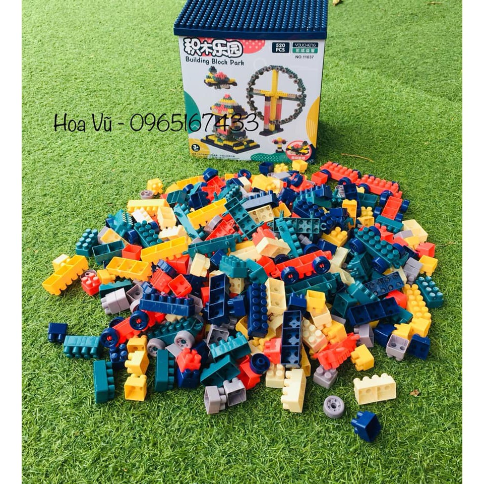 Đồ chơi xếp hình lego 520 chi tiết cho bé phát triển trí tuệ