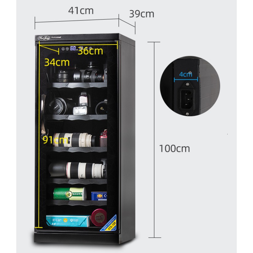 TỦ CHỐNG ẨM HUITONG DRYCABI ATS120, 120 LIT