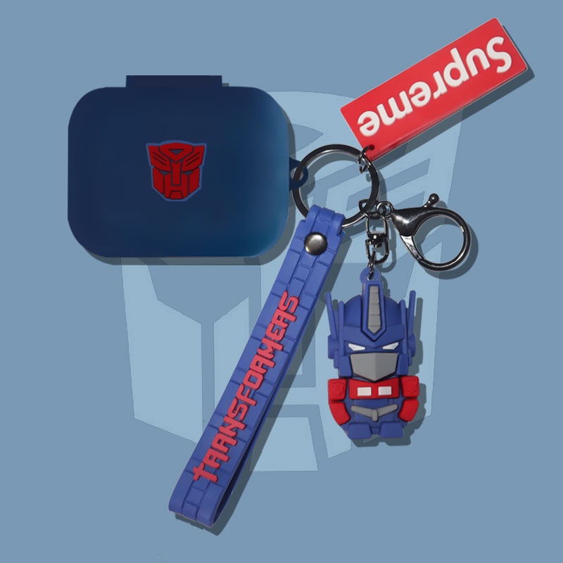 JBL Live Pro+ Case Cover Cartoon Keychain Pendant Silicone Soft Case Cover JBL Live Pro+ Bluetooth Headphone Case Cover Shockproof Case Cover Cute Monsters University Pendant Transformers